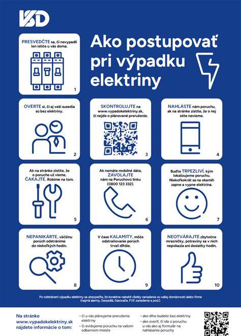Infografika: Časti elektrickej rúry a postupy pri výpadku prúdu