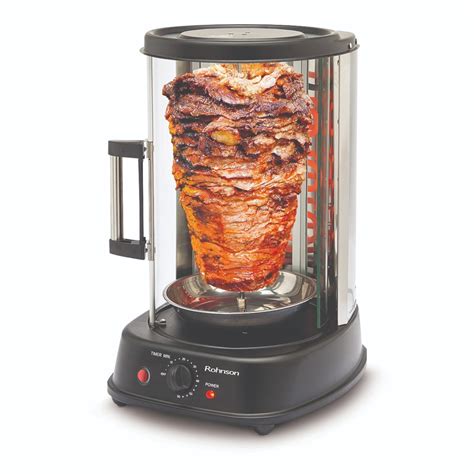 Vertikálny gril na prípravu döner kebabu