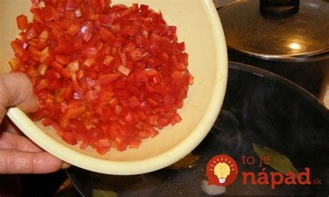 Nakladaná paprika v horčicovej omáčke