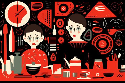 Ilustrácia detí konzumujúcich rôzne druhy jedla