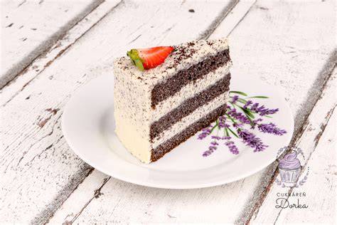 Maková plnka a torta infografika: hlavné zložky, kroky a tipy