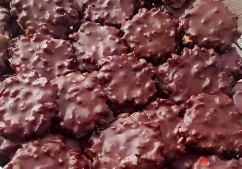 Obrázok: Polomáčané ovsené cookies s čokoládovou polevou