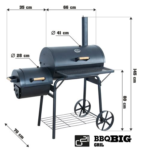 G21 BBQ Big - celkový pohľad a rozmery plôch