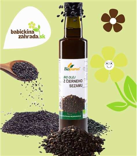 Nutričné zloženie oleja z čierneho sezamu