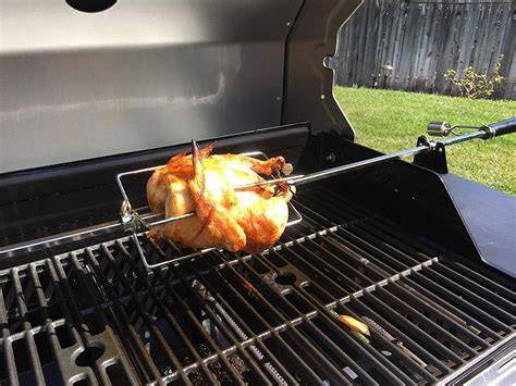 Otočný ražeň a príslušenstvo vertikálneho grilu ukážka