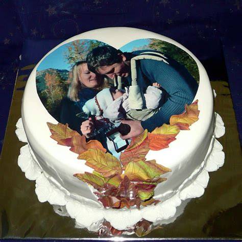 Montáž torty s jedlým obrázkom