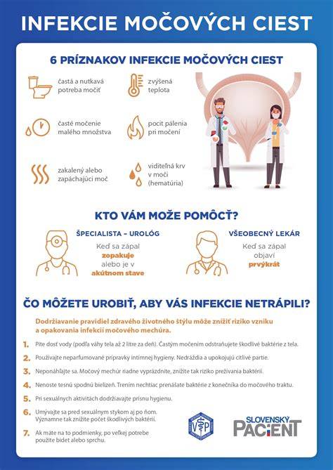 Infografika o základoch enterokokových infekcií močových ciest