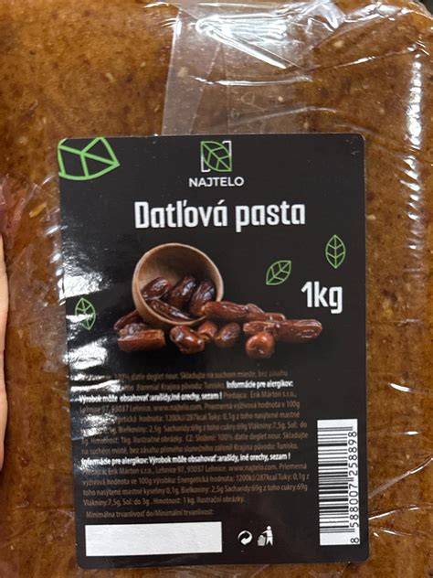 Datľová pasta - vizuálna ukážka procesu