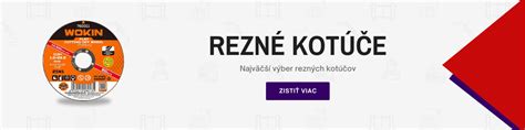 Rôzne typy rezných kotúčov