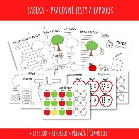 Infografika: Životný cyklus jablka a jeho využitie v výučbe