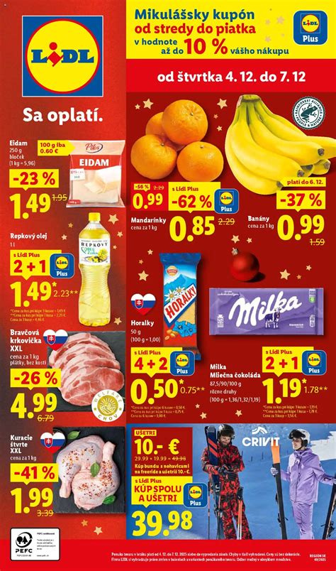 Logo Lidl a znázornenie akciového letáku