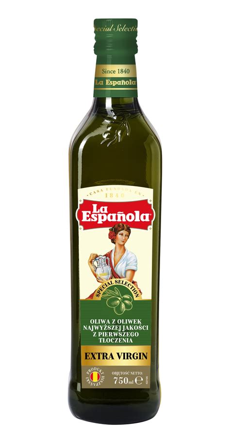 Obrázok: Záber na fľašu La Española Extra Panenský olej s príchuťou cesnaku