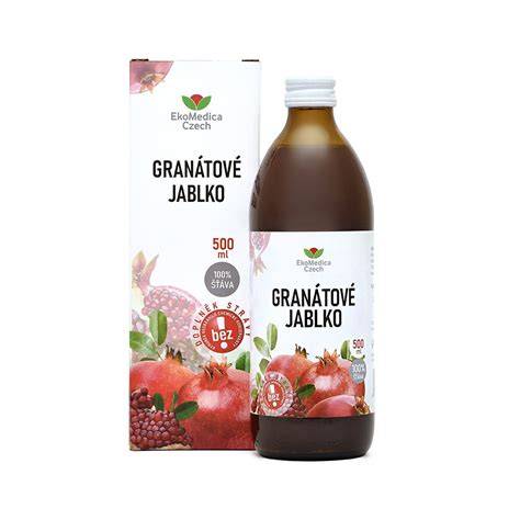 Graf nutričných hodnôt granátového jablka