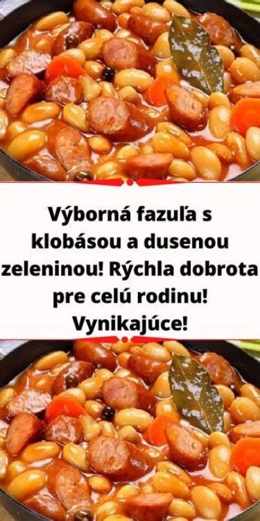 Konzervovaná fazuľa ako rýchla alternatíva
