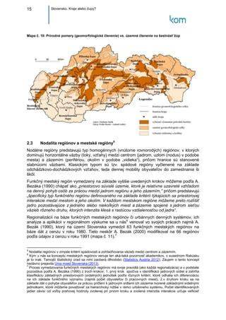 Mapa Tokajského regiónu a jeho geografické zázemie