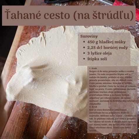 Infografika: Ako vyrobiť ťahané cesto a jeho hlavné vrstvy