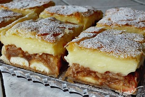 Infografika: Recept na jablkovo-pudingový koláč z lístkového cesta