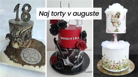 Rôzne tematické torty a dekorácie na oslavy
