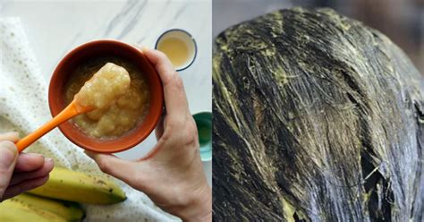 Ingrediencie na domácu masku na vlasy (banán, med, vajce, oleje)