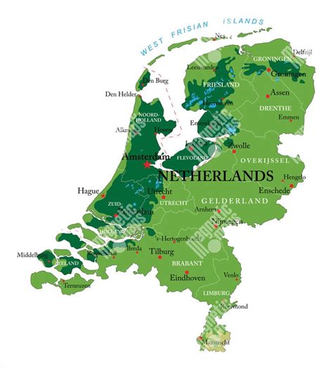 Mapa Holandska znázorňujúca región Maasdam a tradičné syrové farmy