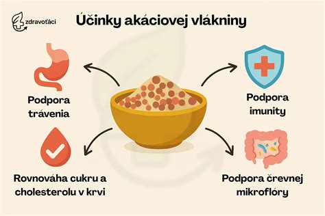 Infografika: Ako akáciová vláknina podporuje tráviaci trakt a imunitu