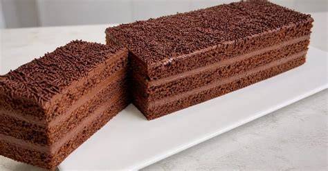 čokoládový rez s ganache
