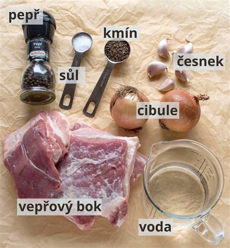 Suroviny na prípravu mäsovej plnky