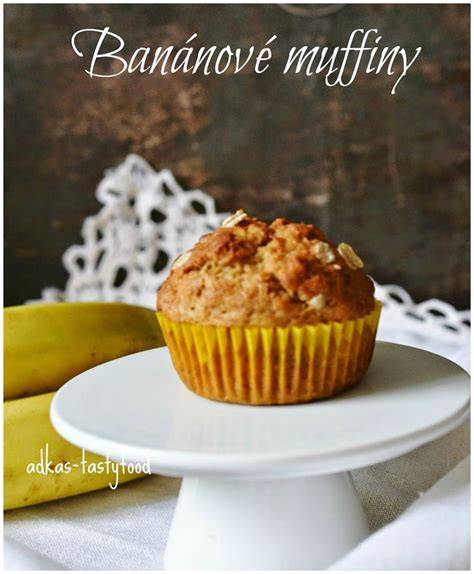 Banánovo-tvarohové muffiny s ovsenými vločkami