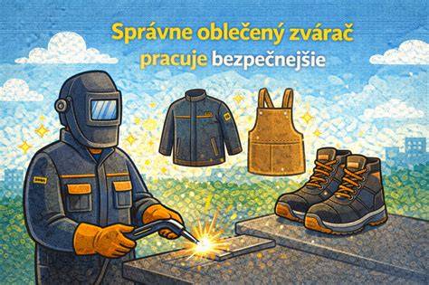 Obrázok: Základná výbava zvárača (kukla, rukavice, odev)