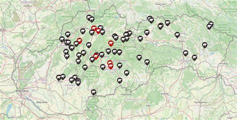 Mapa výskytu čierneho čaju a korenia v tradičných receptoch