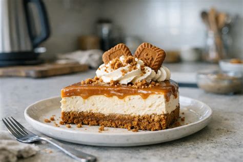 Obrázok: Typický dizajn vrstveného cheesecake so základom z sušienok