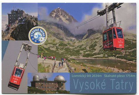 Infografika zjazdoviek a prístupu na Skalnaté pleso a Lomnický štít