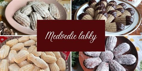 Vianočné pečivo - medvedie labky