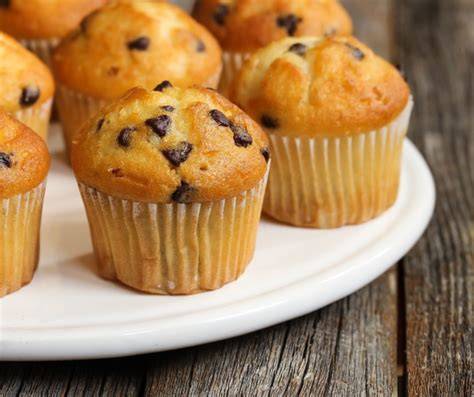 muffiny s kúskami čokolády