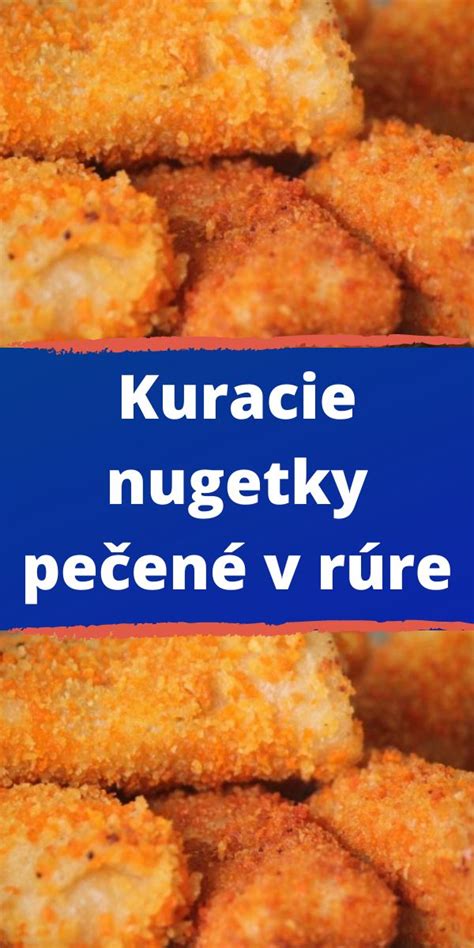 Nugetky pečené v rúre s parmezánom