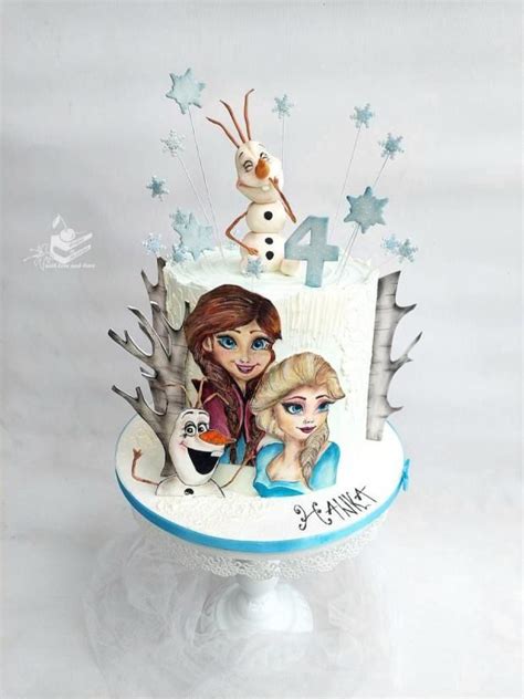 Frozen torta - inšpirácia pre dekorácie