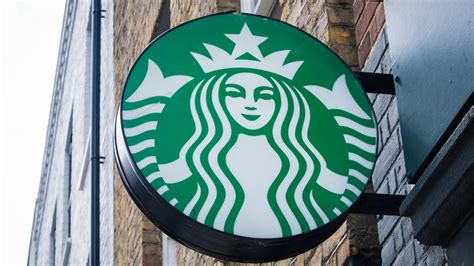 Logo Starbucks s ikonami kávy a občerstvenia