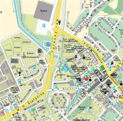 Mapa lokality: Šoltésovej námestie, Levice