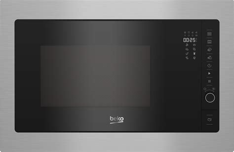 Beko BMGB25332BG vstavaná v čiernej kuchyni