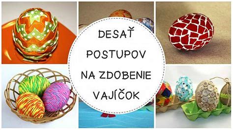 Schema: postupy a materiály pre zdobenie preglejkových vajíčok