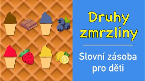 Rôzne druhy zmrzliny a ich ingrediencie