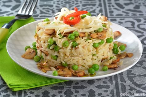 Zapekaná ryža so šampiňónmi a brokolicou