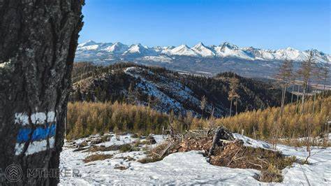 Výhľad z Kozieho chrbta na Nízké Tatry