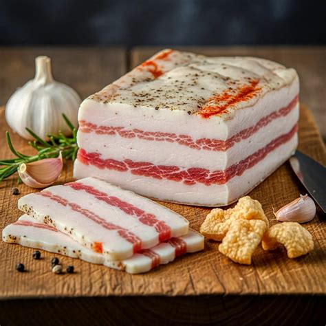 Opražená slanina a škvarky