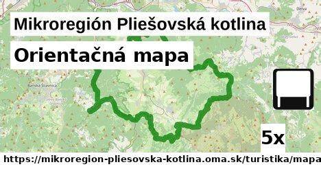 Oblast Divine - orientačná mapa k lokácii pozemku