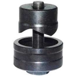 Schéma postupu vŕtania 45 mm otvoru do plechu 1,5 mm