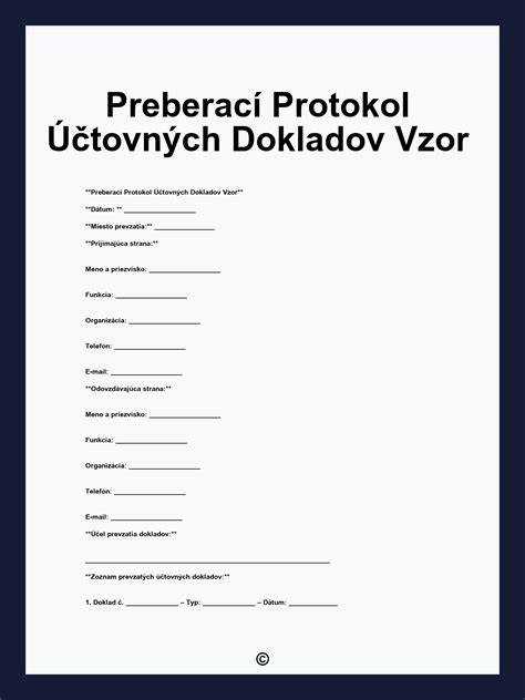 Infografika: Vzor štruktúry súpisu účtovných dokladov k dotácii