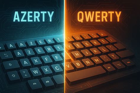 Grafika: porovnanie rozložení klávesníc AZERTY a QWERTY