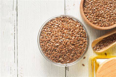 Infografika: Zloženie ľanových semienok a oleja (omega-3, lignany, vláknina)