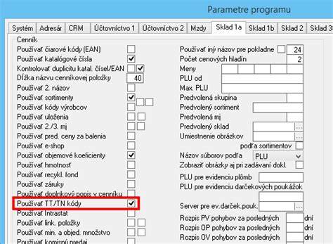 Príklad nastavenia tovarových skupín a DPH pre RPDP v programe Ekonomická agenda SQL